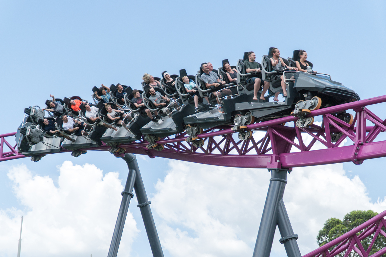 Great ride, great theming, confusing operations: Leviathan wooden roller  coaster opens at Sea World