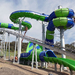 The construction of Funfields' record breaking Gravity Wave water slide