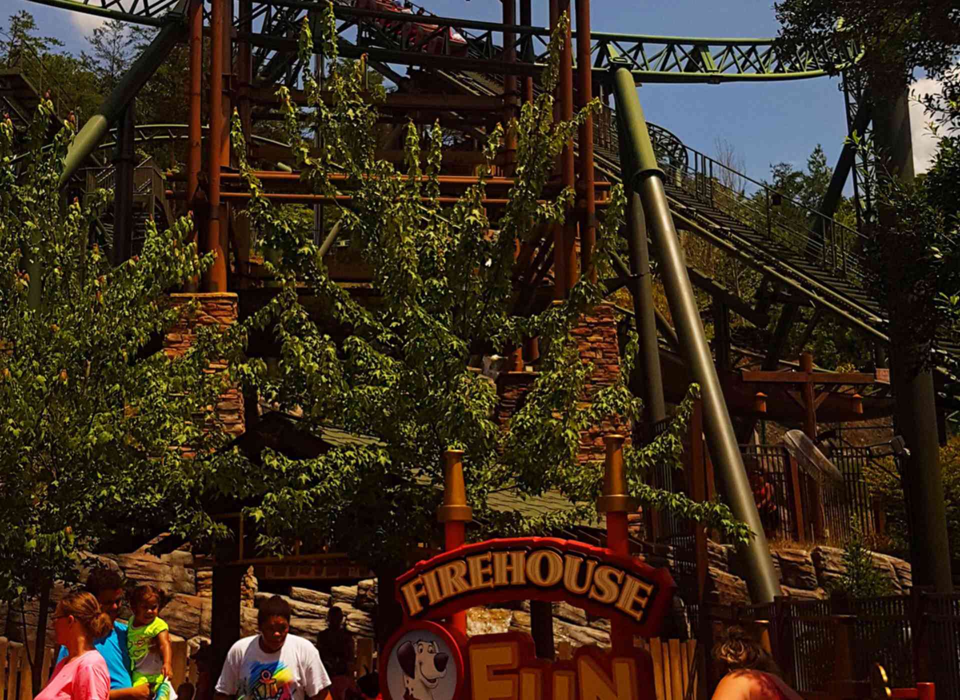 FireChaser Express Roller Coaster at Dollywood Parkz Theme Parks