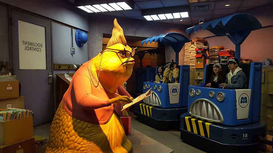 Monsters Inc. Ride at Disneyland