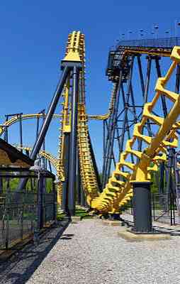 Batwing | Roller Coaster at Six Flags America | Parkz - Theme Parks