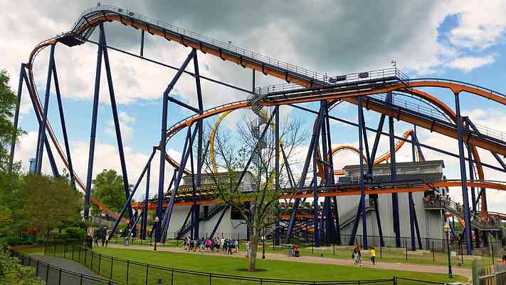 Dominator | Roller Coaster At Kings Dominion | Parkz - Theme Parks