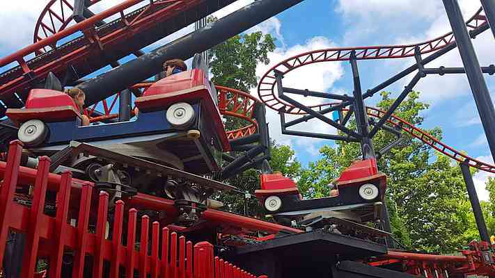 Pandemonium | Roller Coaster at Six Flags St. Louis | Parkz - Theme Parks