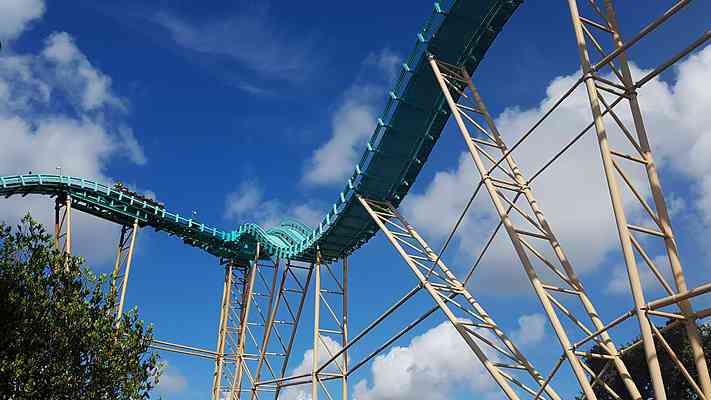 Journey to Atlantis | Roller Coaster at SeaWorld San Antonio | Parkz ...