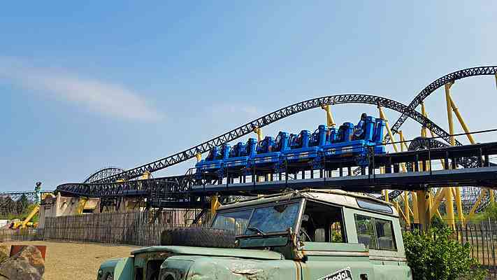 Desert Race Roller Coaster at Heide Park Parkz Theme Parks